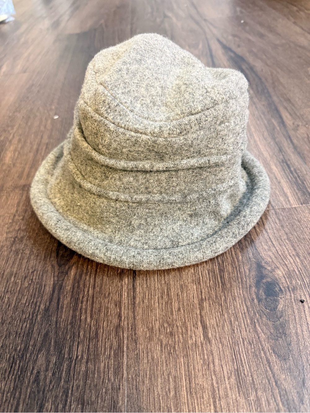 Scala Gray Wool Bucket Hat